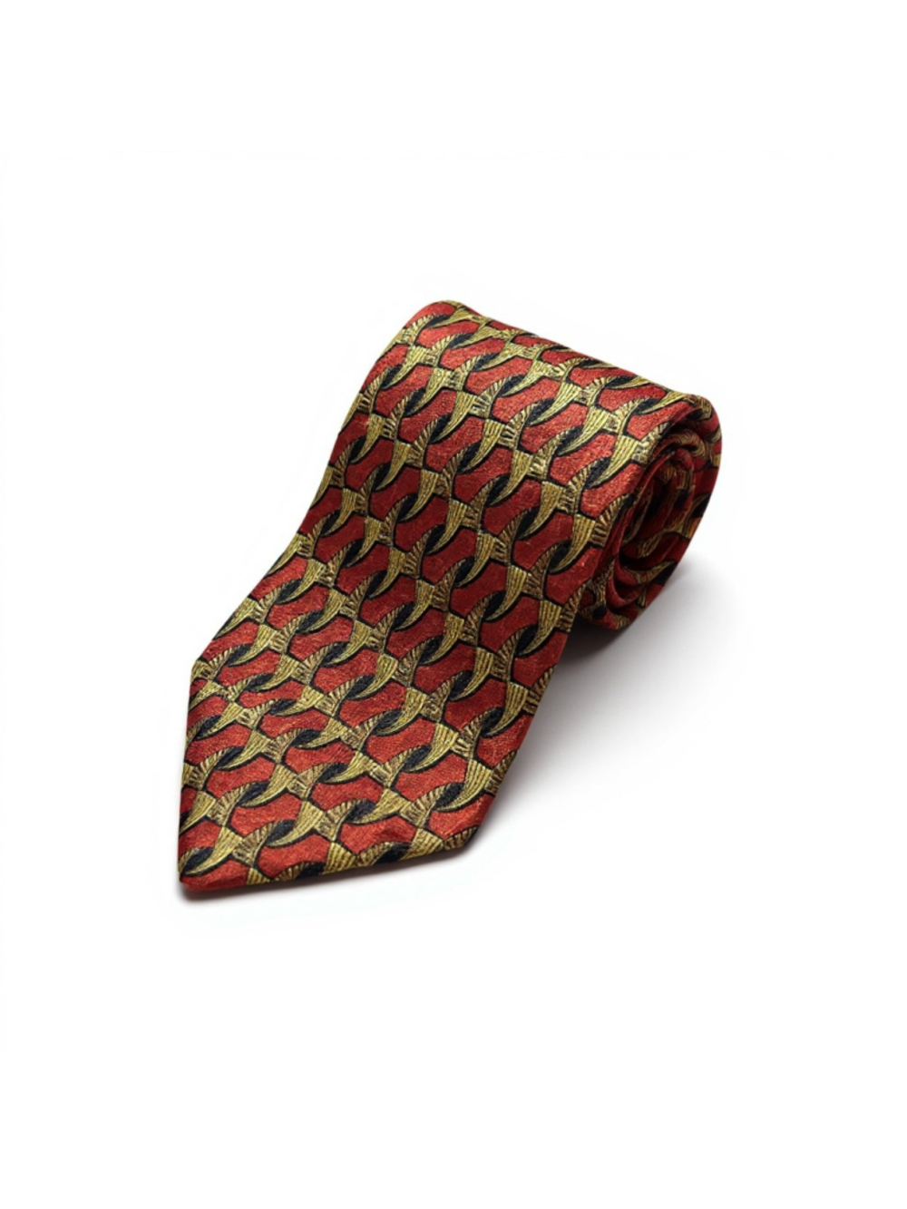 Ermenegildo Zegna Men's Luxury Patterned Silk Tie